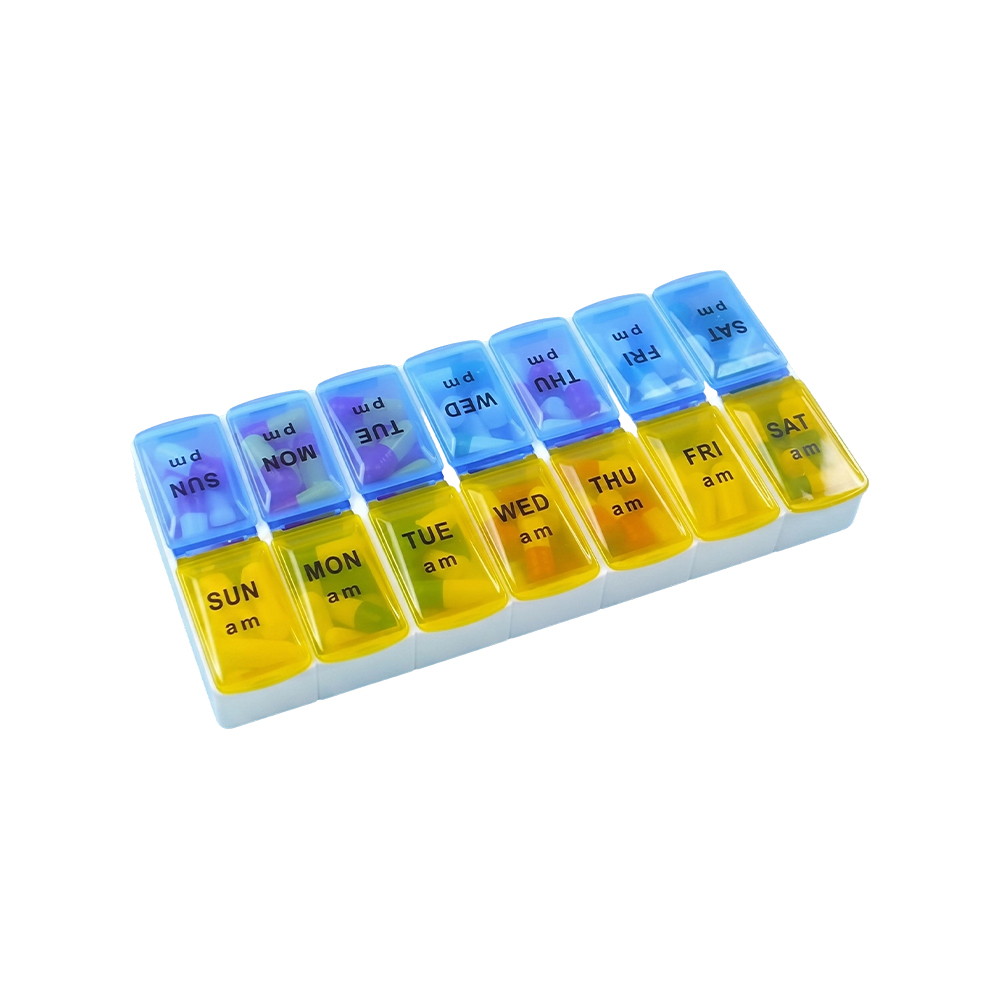 Hộp thuốc 7 ngày sáng/chiều, hộp thuốc hàng tuần 2 lần một ngày