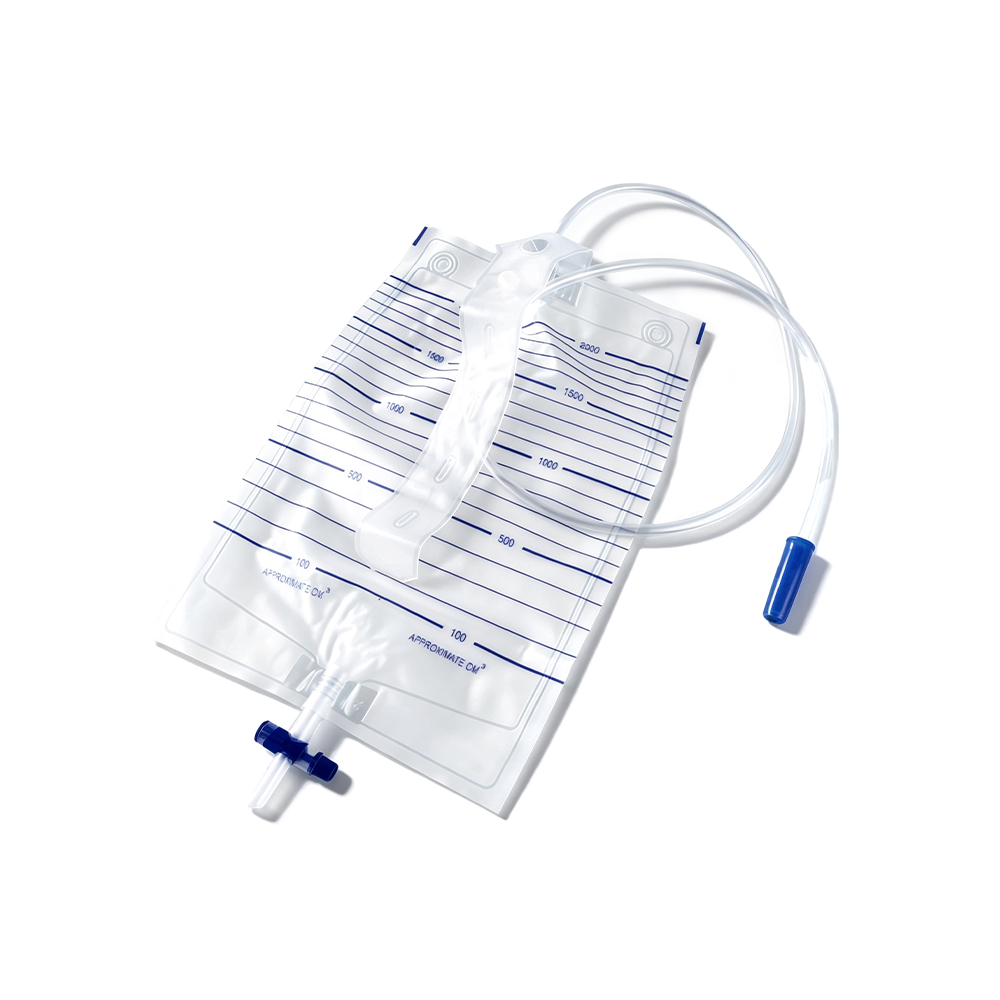 Túi đựng nước tiểu PVC y tế cao cấp 2000ml có dây buộc